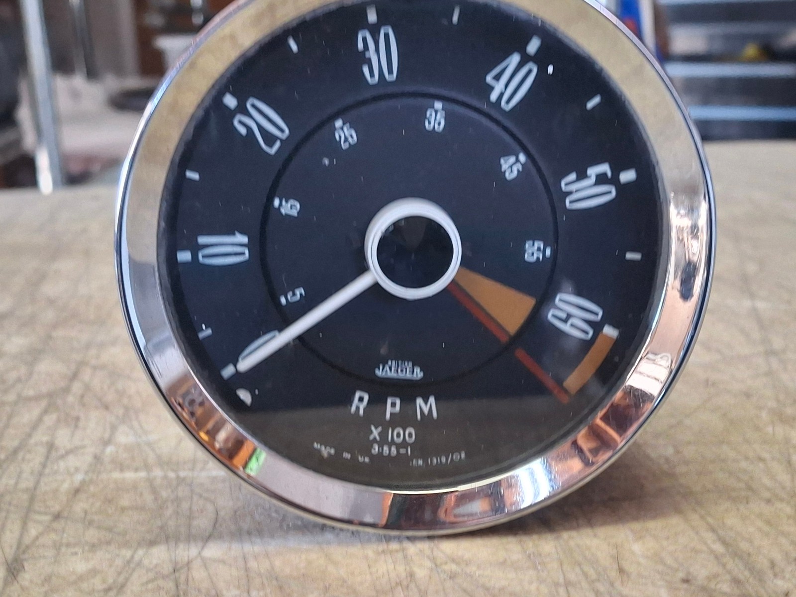 Vintage SMITHS JAEGER TACHOMETER Triumph Spitfire Mark I II III RV 1319/02