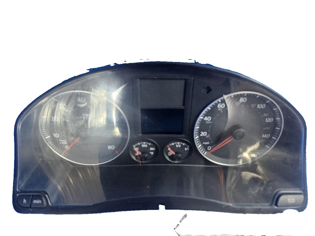 Speedometer Cluster Sedan VIN J 8th Digit MPH Fits 08-10 JETTA 9063