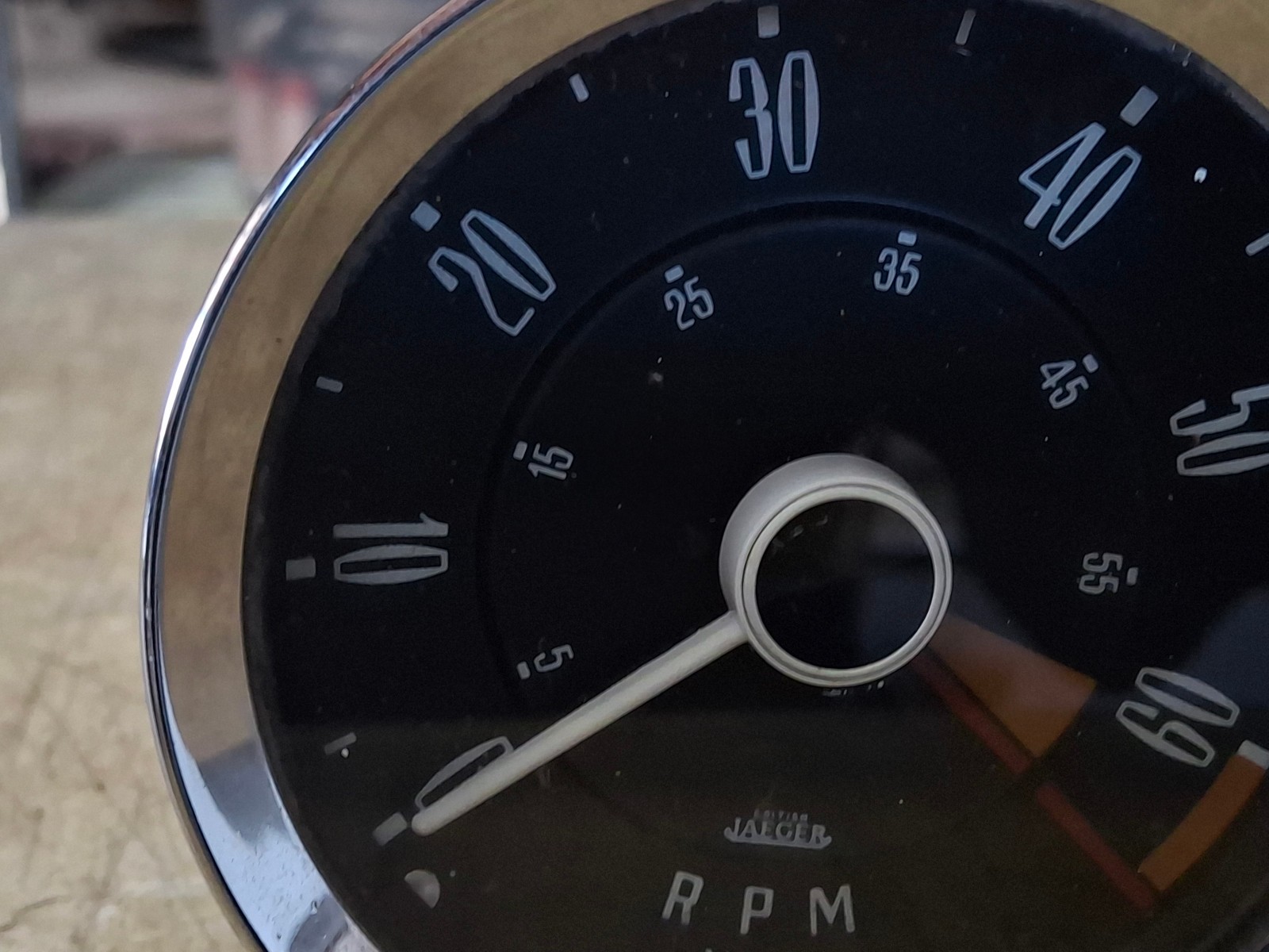 Vintage SMITHS JAEGER TACHOMETER Triumph Spitfire Mark I II III RV 1319/02