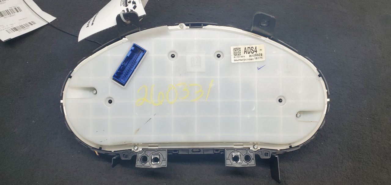 Speedometer MPH US Market With Black Cluster Opt B76 Fits 13-14 CRUZE 1195478