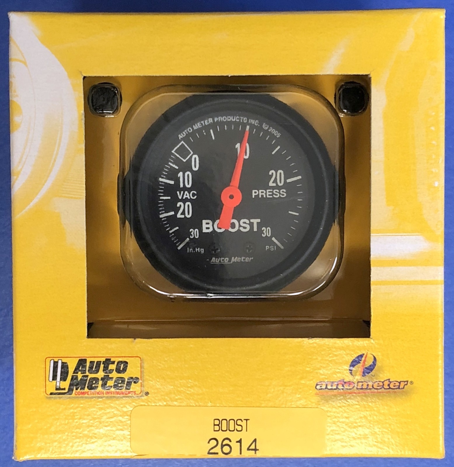 Auto Meter 2614 Z-Series Vacuum 30, Boost 30 PSI Mechanical Gauge 2 1/16