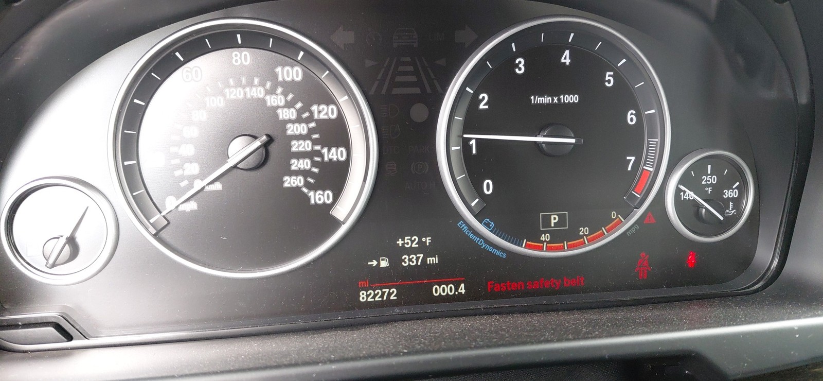 2016 X5 OE Speedometer Gauge Cluster 82K Miles BMW
