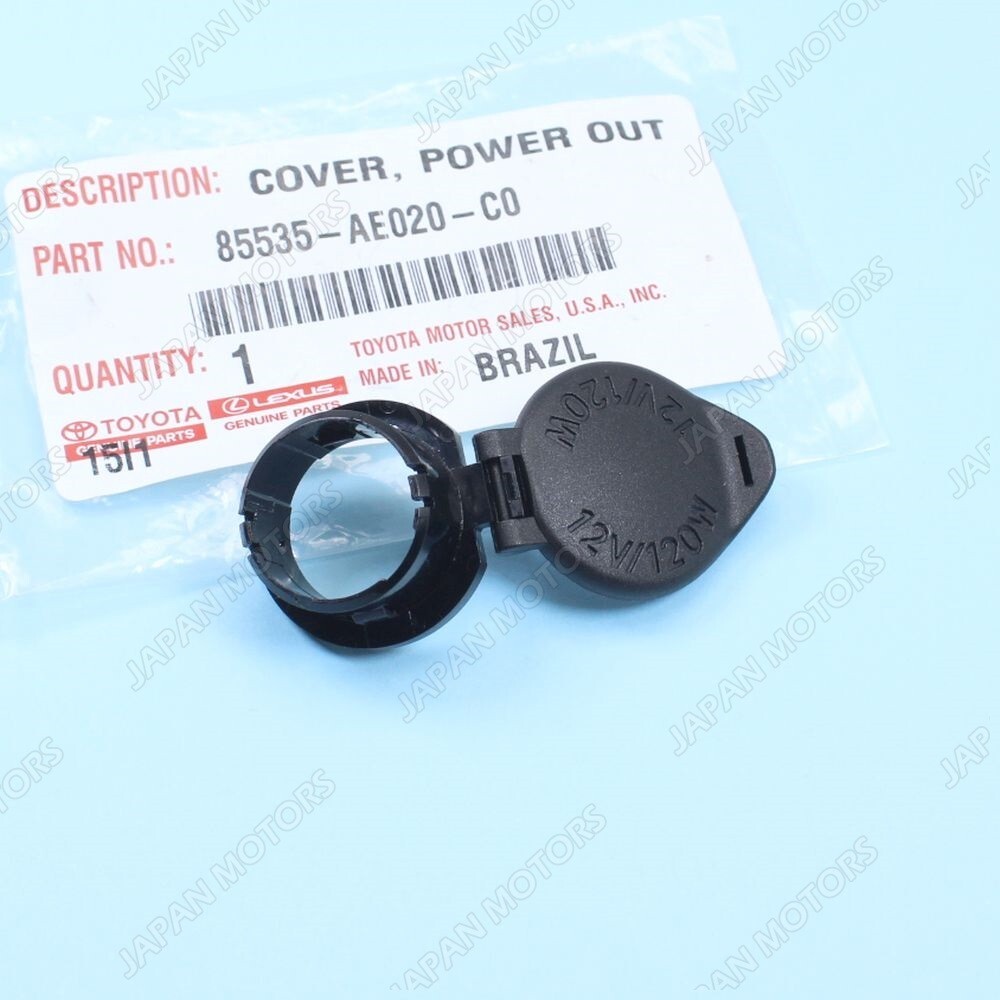 85535-AE020-C0 New Genuine OEM Toyota 2004 – 2014 Power Outlet Plug Cover SIENNA