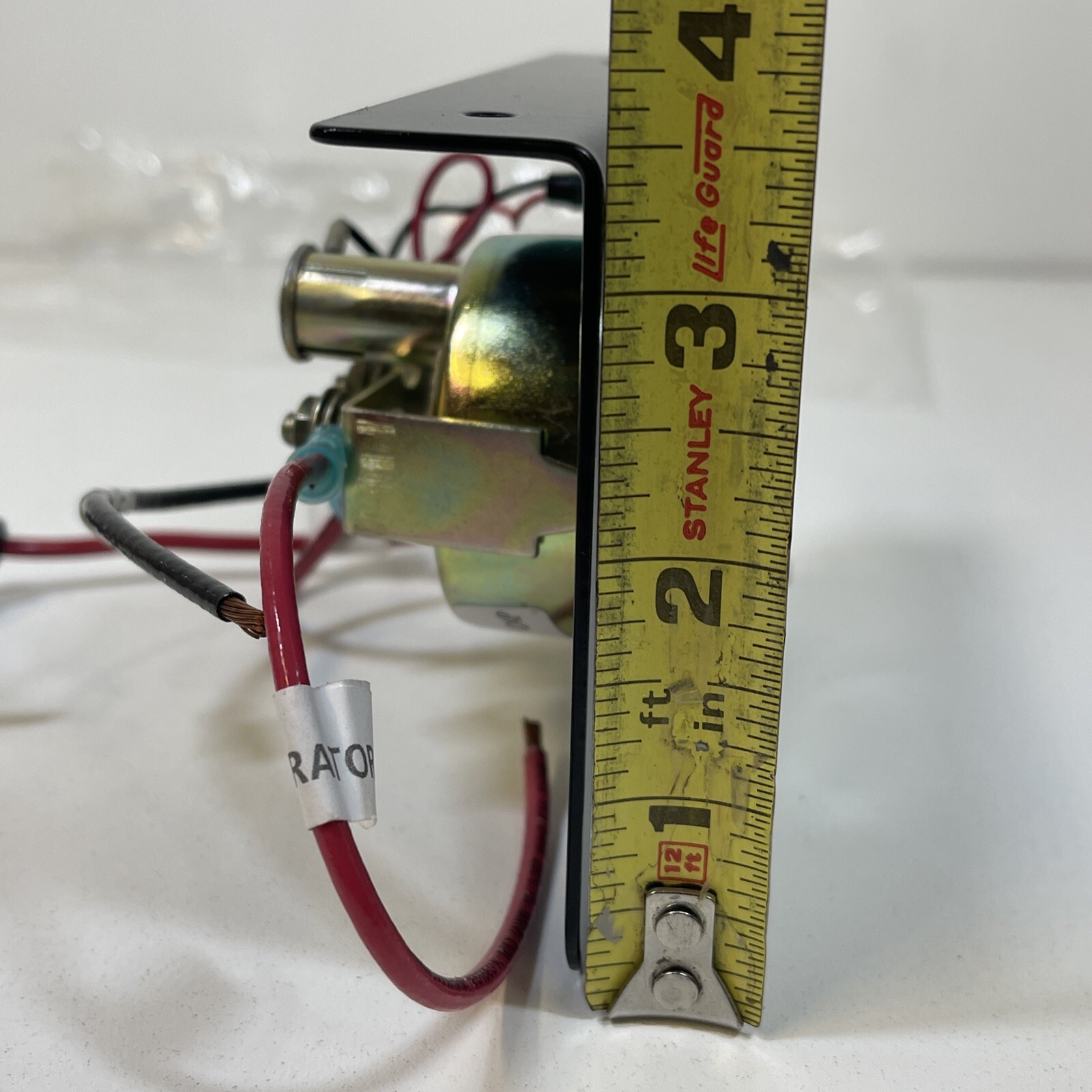 New Ammeter Gauge 60-0-60 Amps Meter Traditional Chrome Black W/ Sensor On/Off