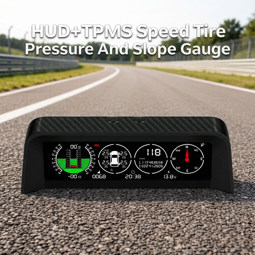 Car Mounted HUD Head up Car Beidou GPS Satellite Altitude LCD Display Screen