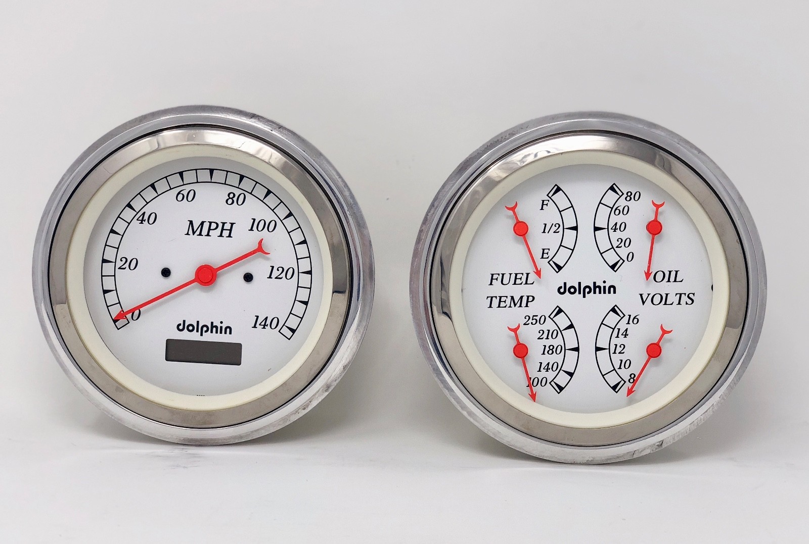 1947 1948 1949 1950 1951 1952 1953 Chevy Truck 5″ Gauge Dash Panel Set White