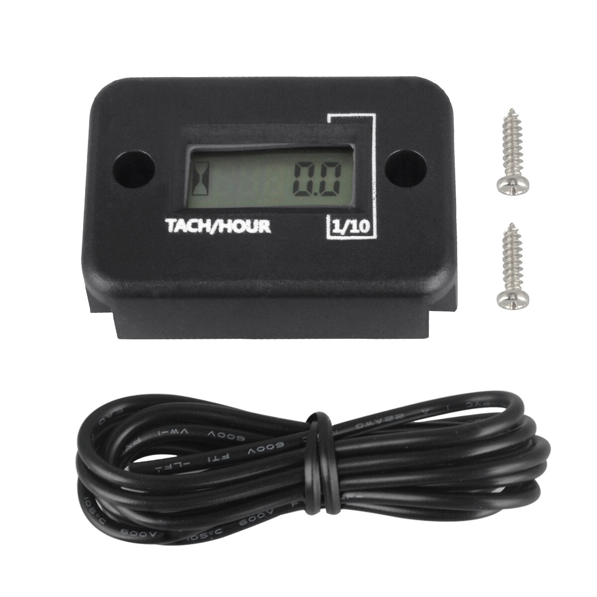 NEW Digital Tach Hour Meter Gas Engine Maintenance for 2 Stroke Engines IP67