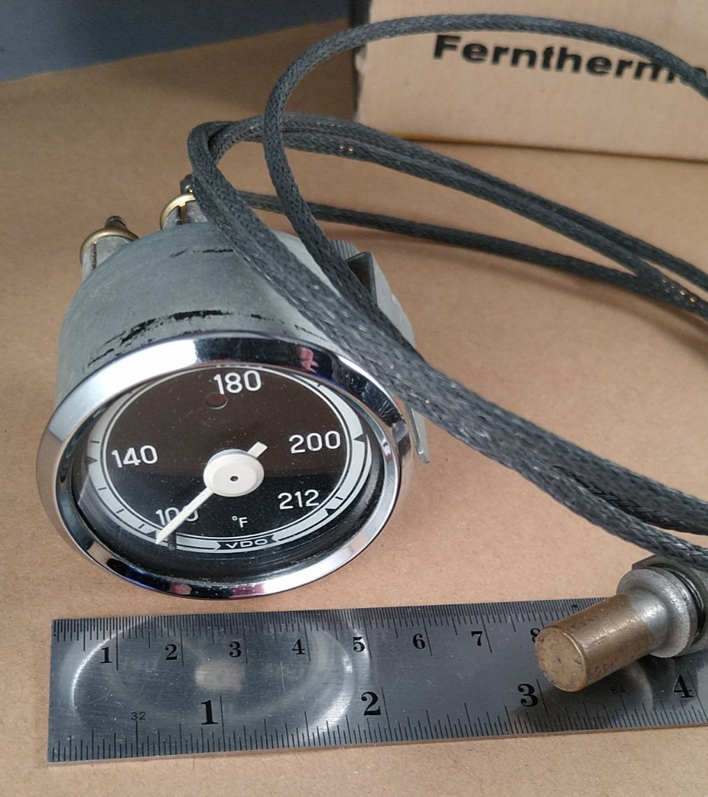 Vintage VDO Water Temperature Gauge 2 1/16″ Volvo Porsche BMW SAAB