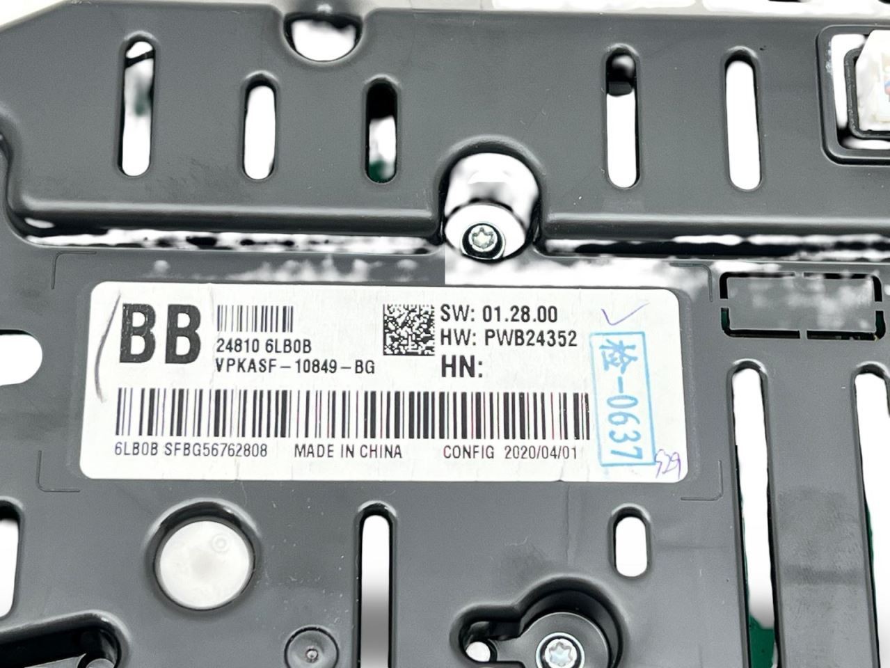 2020-2021 NISSAN SENTRA SPEEDOMETER MPH 2.0L AT FWD 96K -SV- 65032
