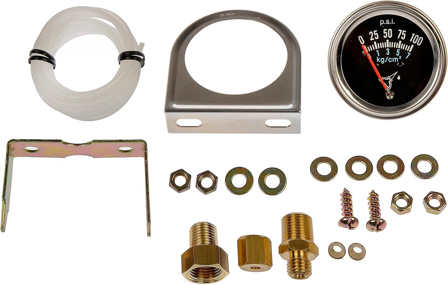 Engine Oil Pressure Gauge Kit – Universal Fit, All Hardware Included, Easy Setup