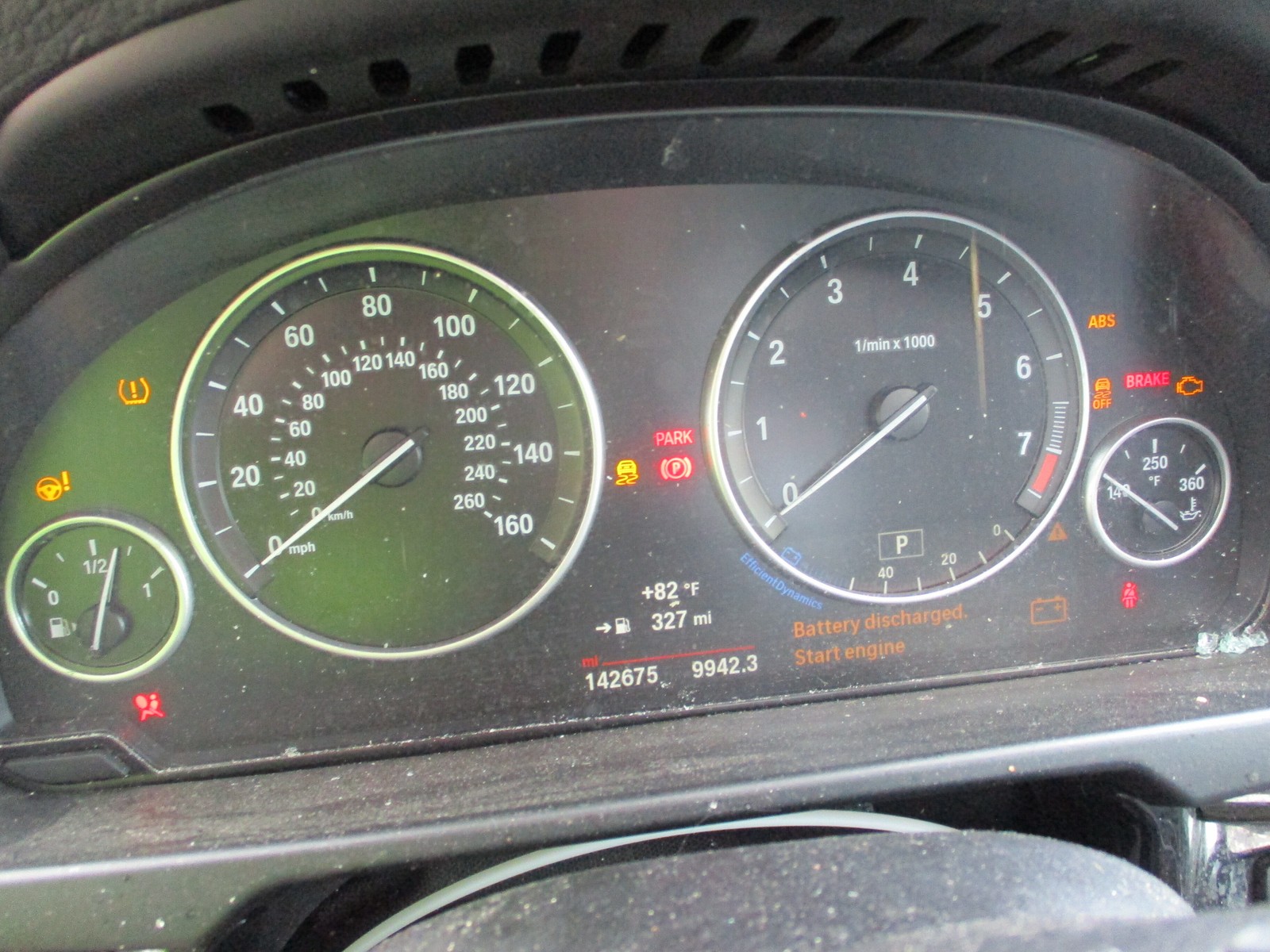 2018 X5 OE Speedometer Gauge Cluster 142K Miles BMW