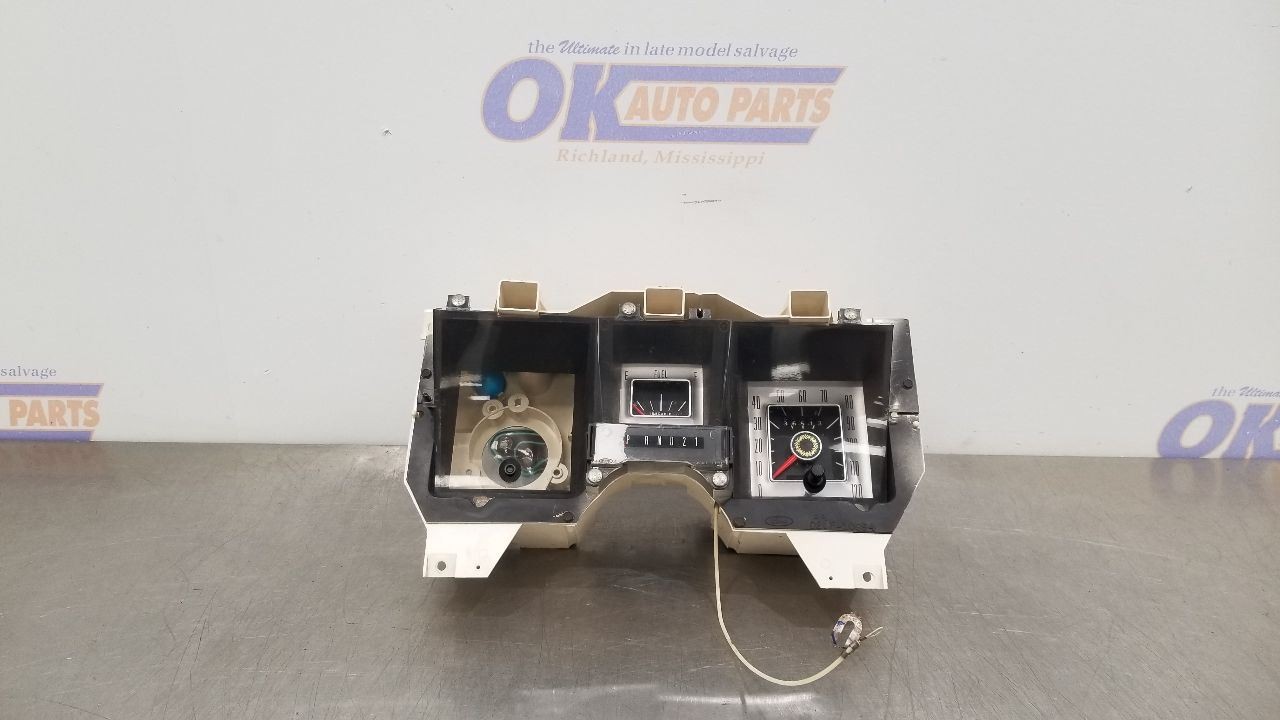 76 LINCOLN CONTINENTAL MARK IV CARTIER SPEEDOMETER INSTRUMENT CLUSTER D2LF-10848