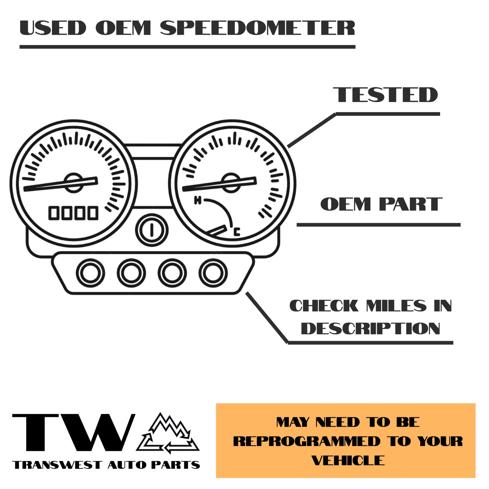 2007 TOYOTA TUNDRA Speedometer Cluster OEM | MPH | 5.7L 171k Miles