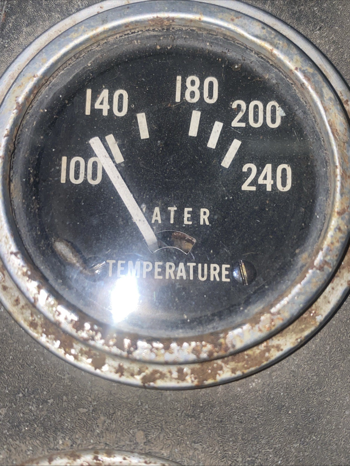 Rare Old Mack Truck Stewart Warner Dash Cluster Oil, Water, Fuel, Battery, Speed