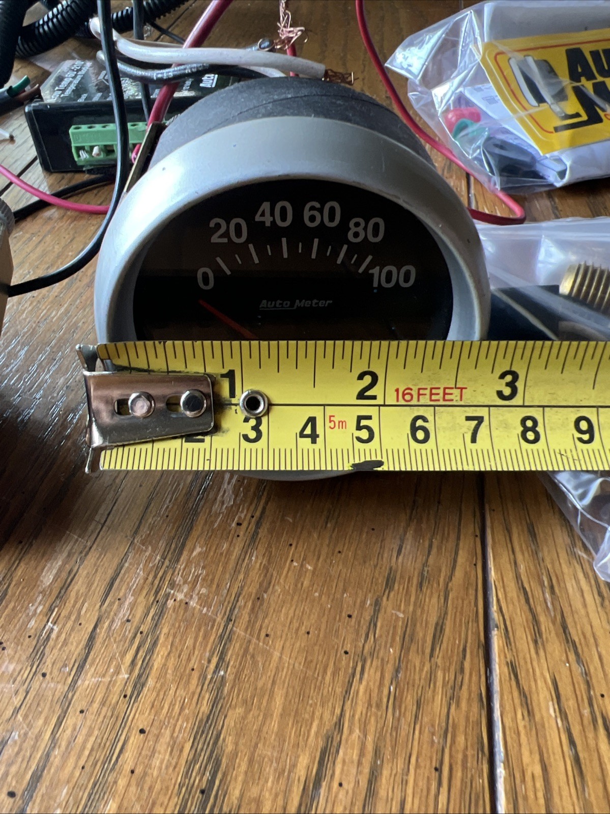 Autometer Water Temperature And Oil Pressure Gauges W Temp Module & Misc. Parts