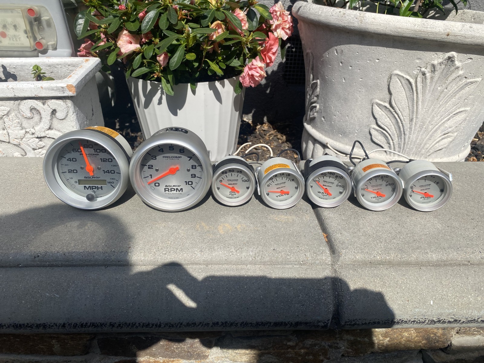 automotive gauge set