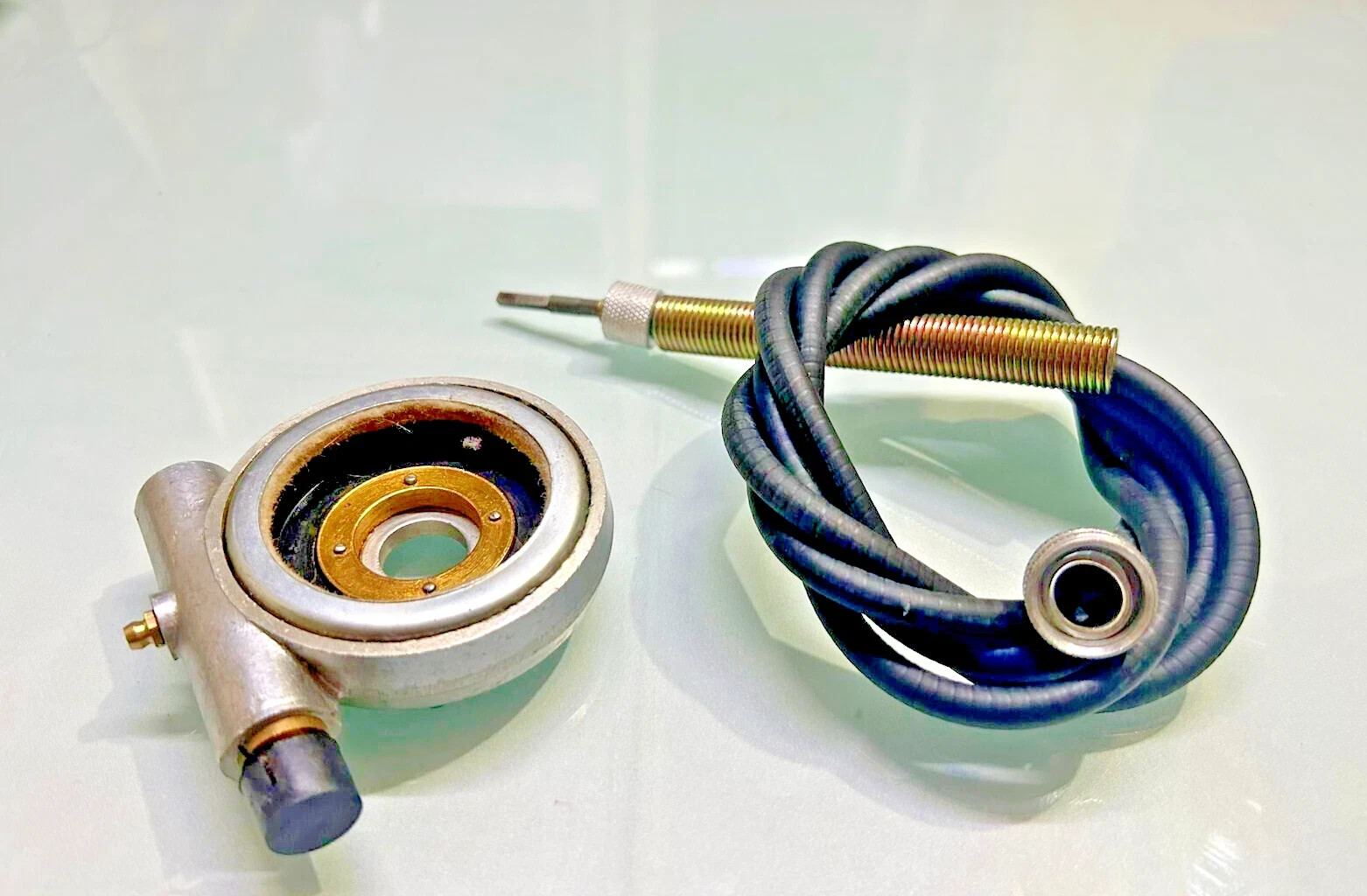 FIT FOR BSA NORTON TRIUMPH SMITH SPEEDO CABLE 64″ INCHES AND METAL DRIVE BOX