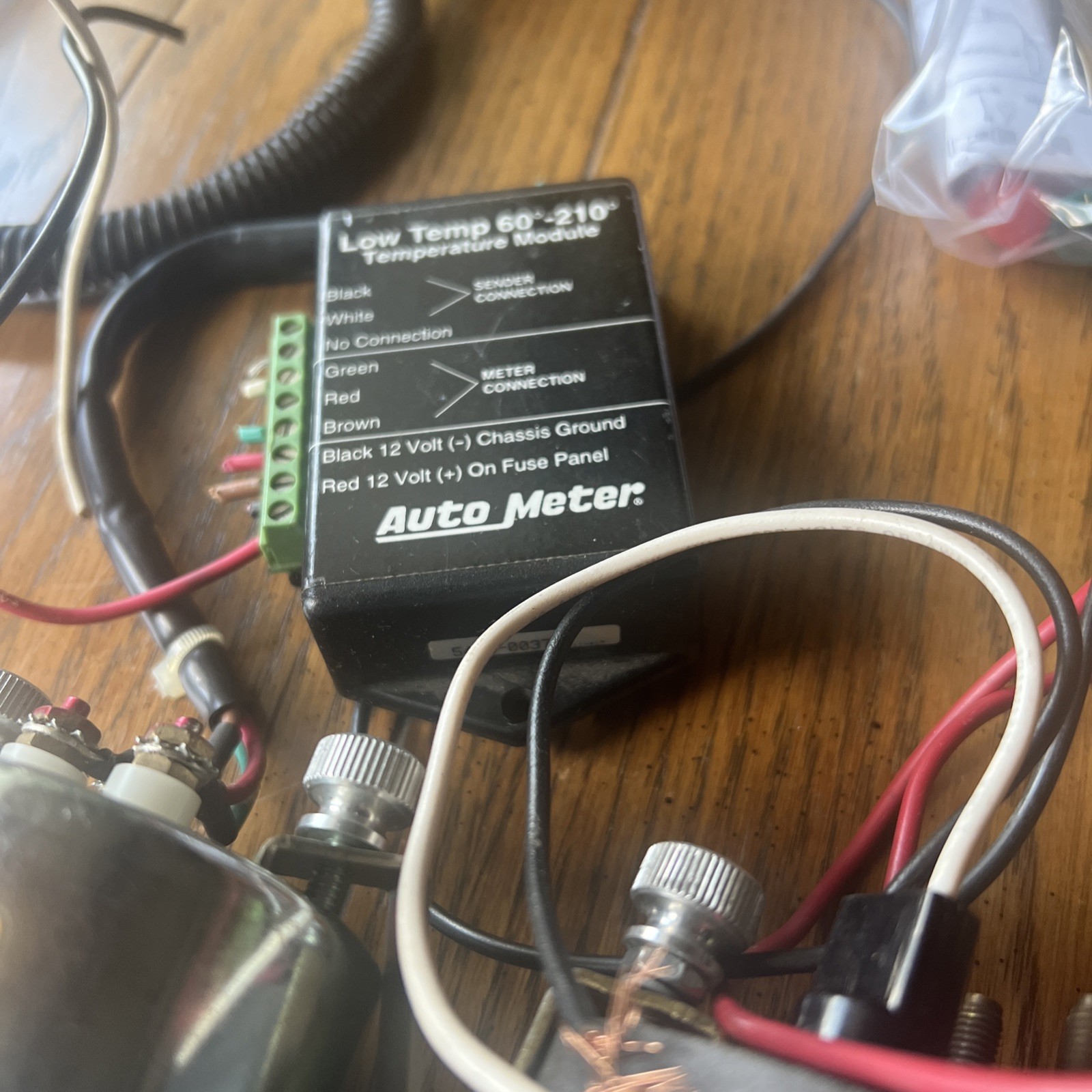 Autometer Water Temperature And Oil Pressure Gauges W Temp Module & Misc. Parts