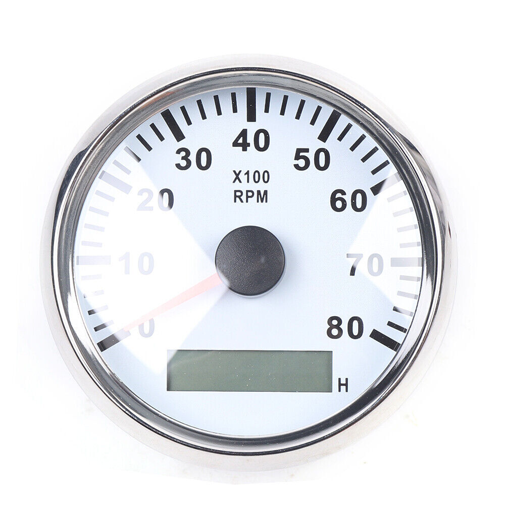 Universal 6 Gauge Kit GPS Speedometer Fit Car Marine Boat Truck Yacht Waterproof