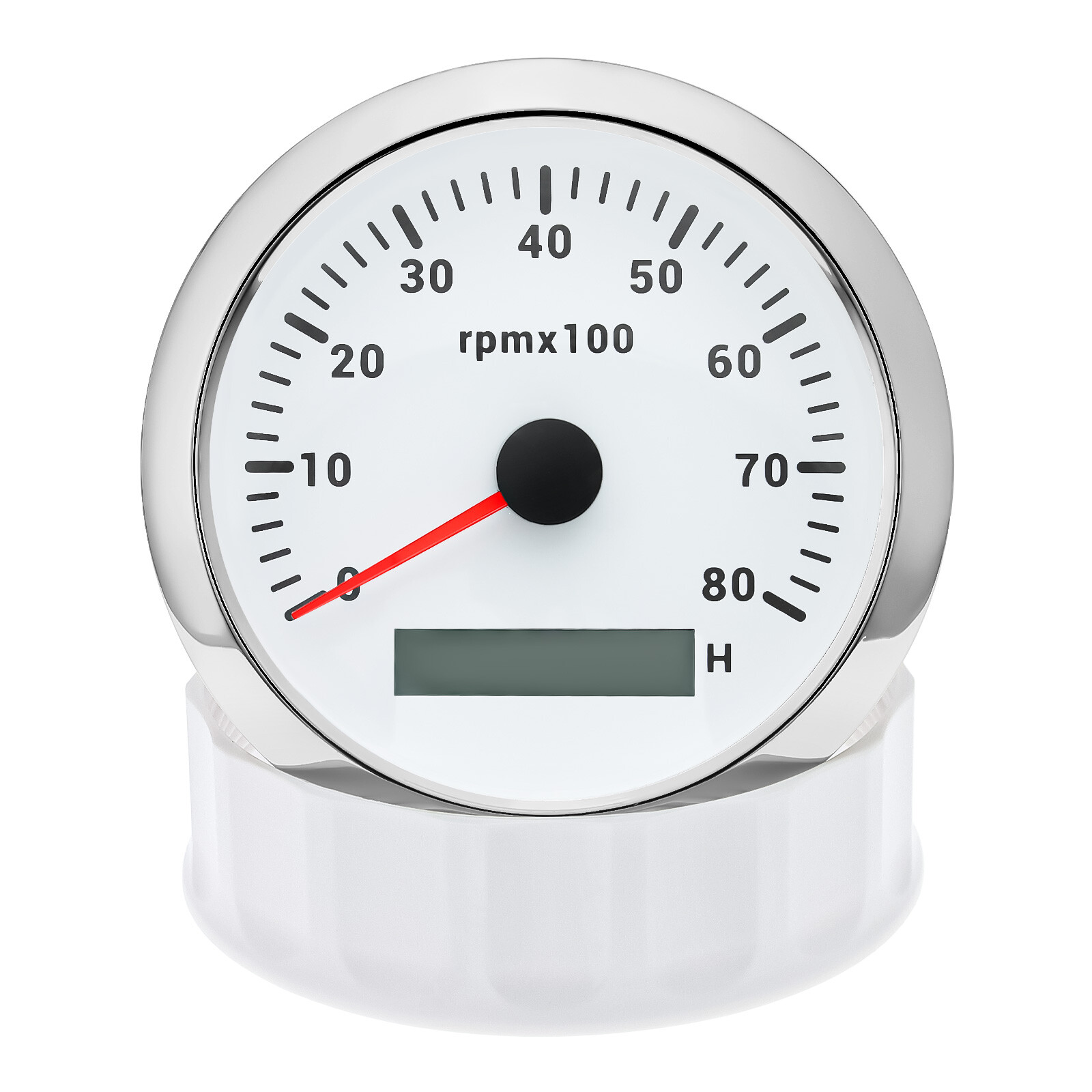 8 Gauge Set 85mm White GPS Speedometer 120MPH Tacho 8000RPM Gauge for Boat Car