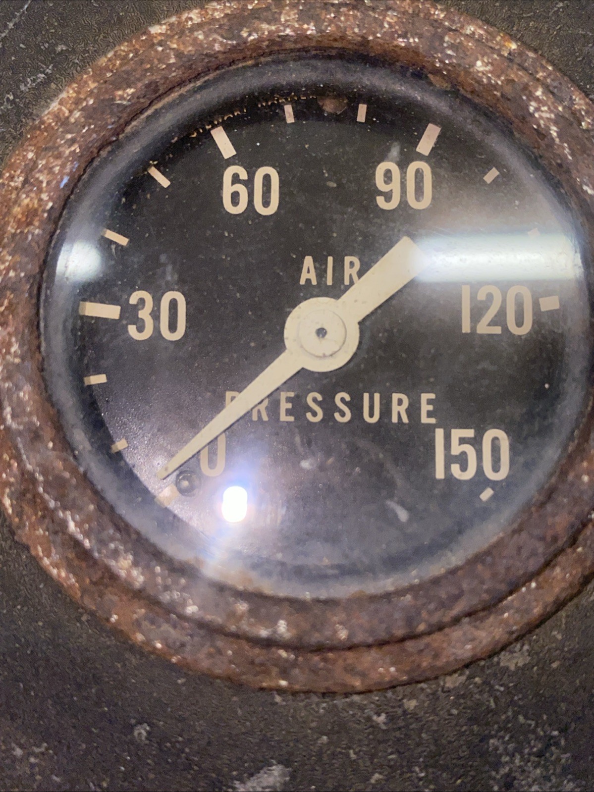 Rare Old Mack Truck Stewart Warner Dash Cluster Oil, Water, Fuel, Battery, Speed