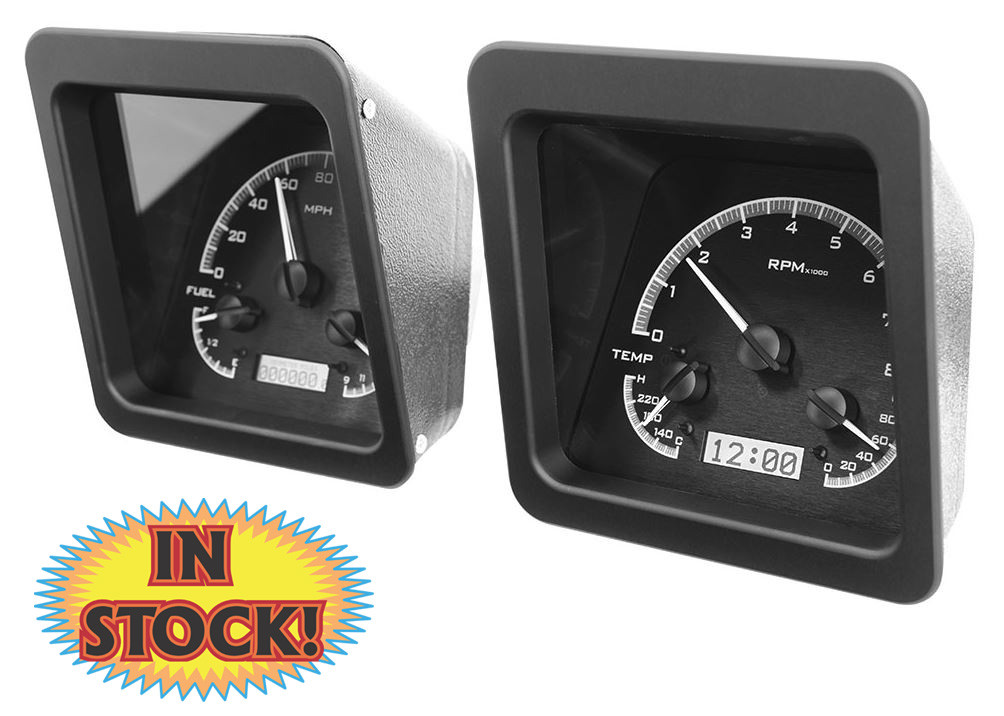 Dakota Digital VHX-69C-CAM-K-W – 1969 Chevy Camaro VHX Gauge Kit – Black/White