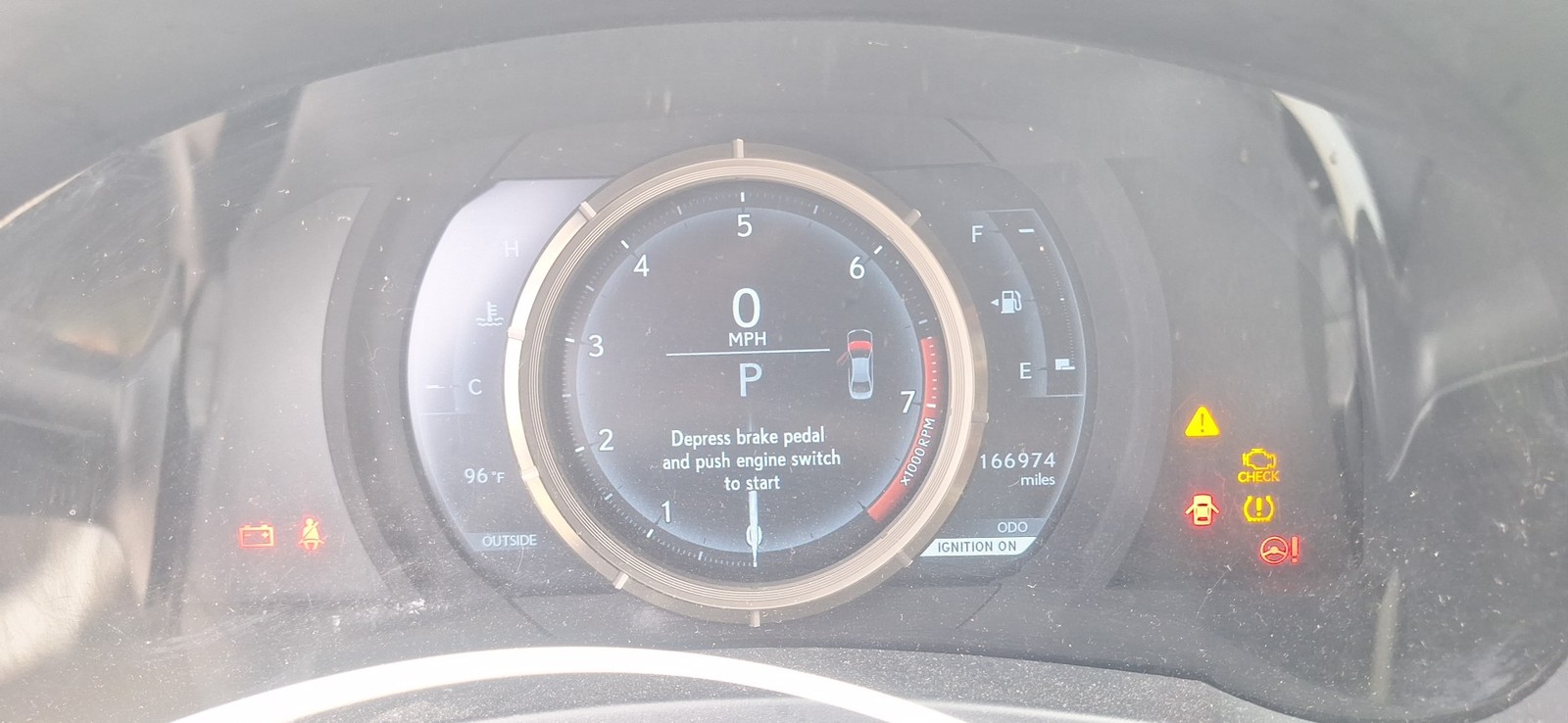 2014 IS350 OE Speedometer Gauge Cluster 166K Miles Lexus