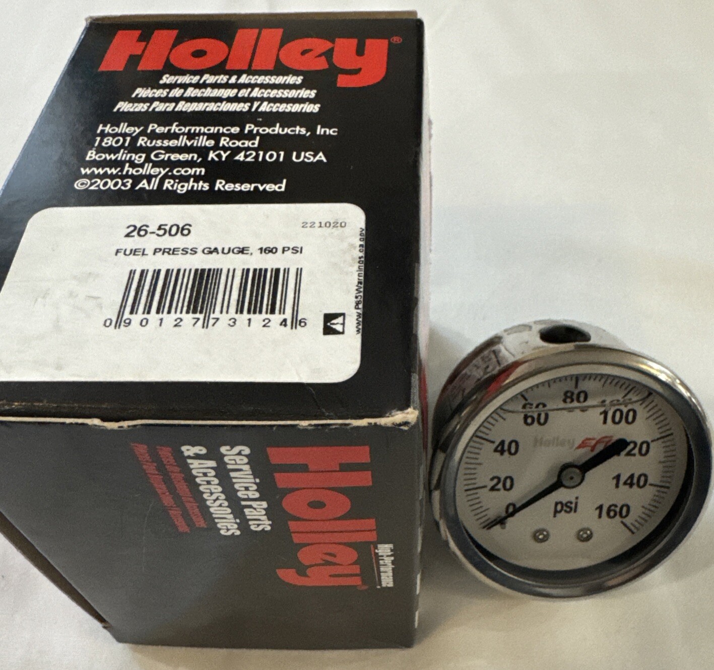 26-506 Holley EFI Pressure Gauge