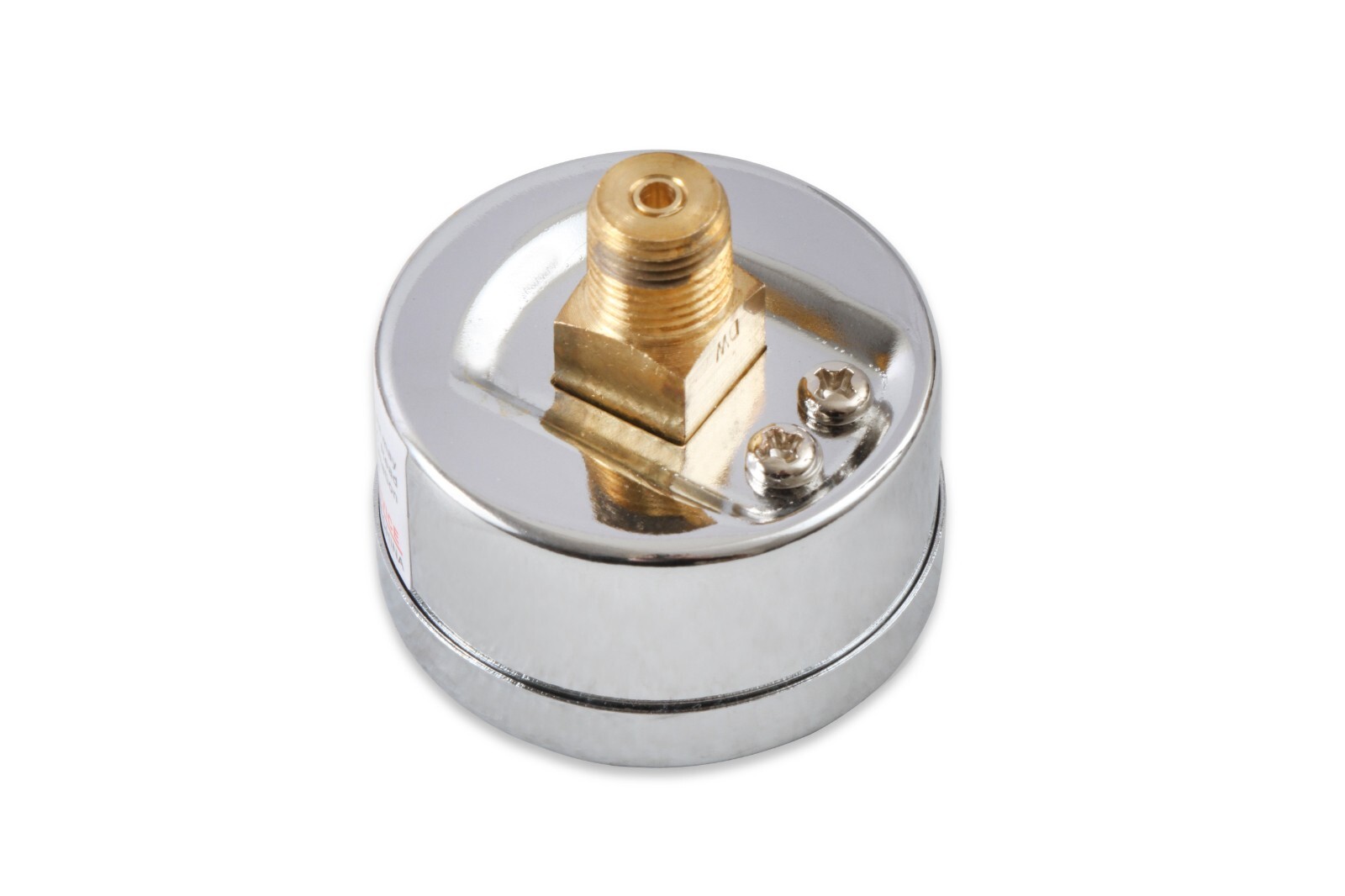 Holley Silver/White Background Analog Fuel Pressure Gauge Mechanical – 0-15 PSI