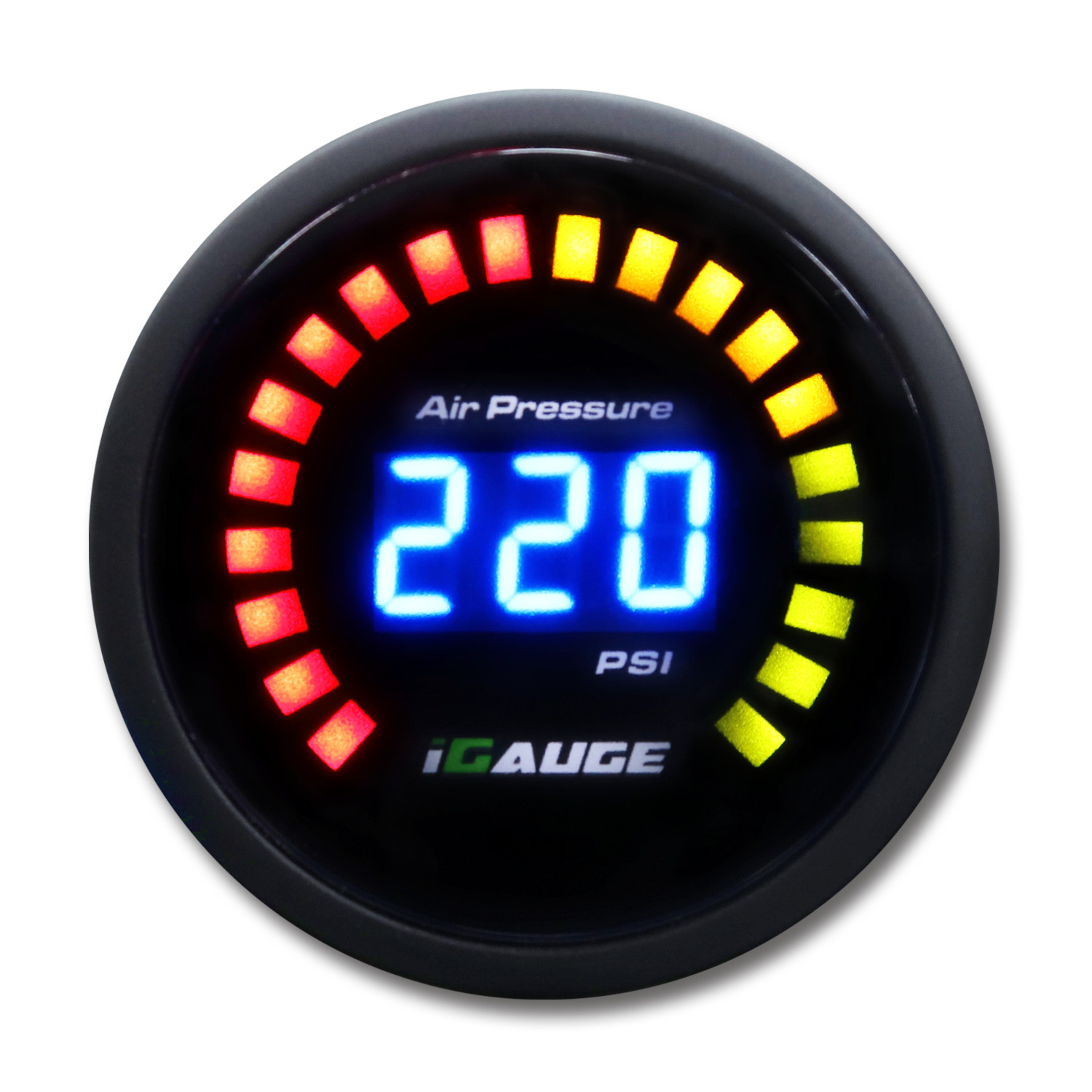 52mm Digital Air Pressure Gauge 200 PSI Electrical Sensor Air Ride Suspension