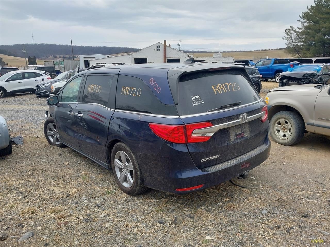 Speedometer Cluster MPH EX-L Fits 20 ODYSSEY 3602592