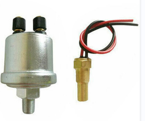 85mm 4 in1 Gauge with Sender Fuel Gauge(73-10 ohms) Water Temp Oil Pressure Volt