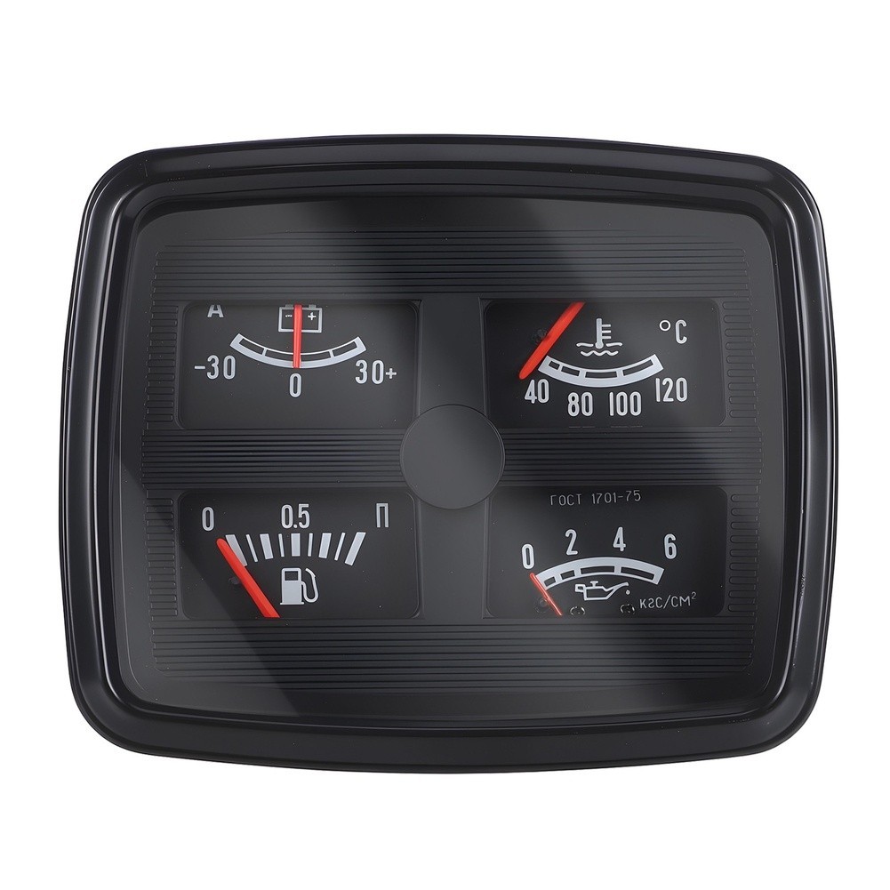 12V 4 in 1 for multi Gauge for Vehicles Fuel Level Oil Pressure Water Temp Amp