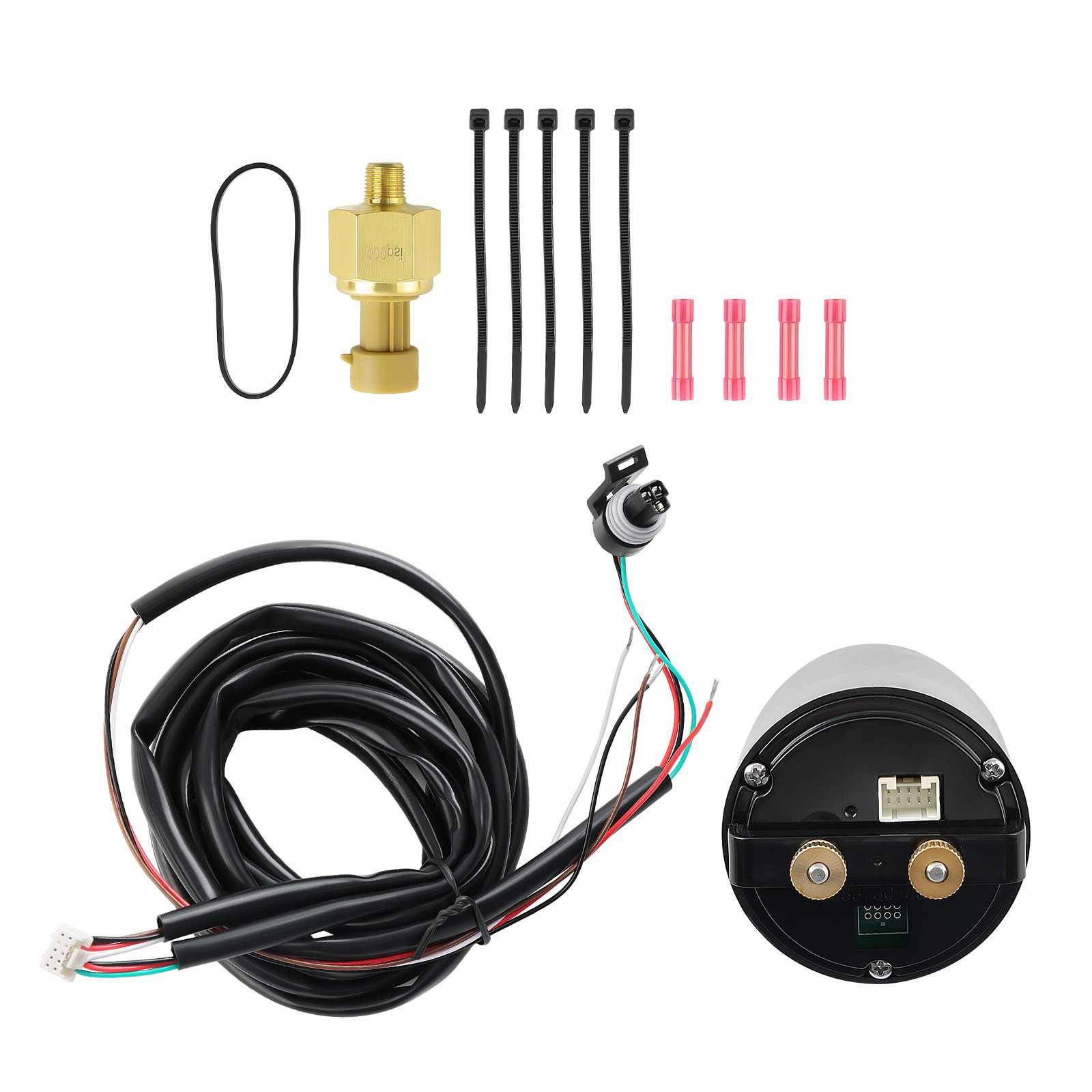 X-Series Electronic 100 PSI/7 Bar Oil/Fuel Pressure Gauge Meter LED 30-0301